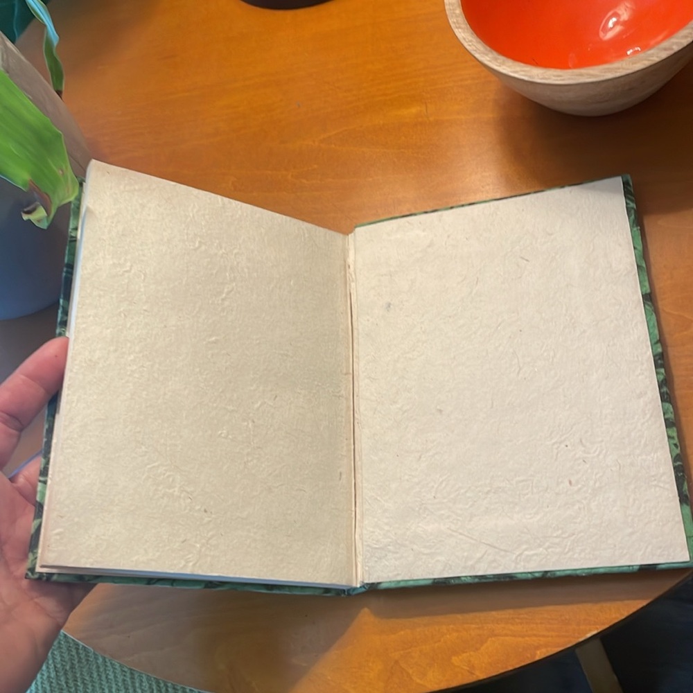 Handmade Journal Bird Motif Linen - Picture 6 of 10